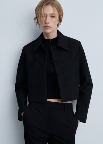 MANGO Jacke 'Madison' in Schwarz: Vorderseite