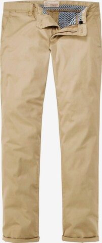 REDPOINT Slim fit Chino Pants in Beige: front