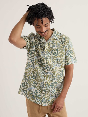 Coupe regular Chemise 'Blue Heron' Seasalt Cornwall en vert : devant