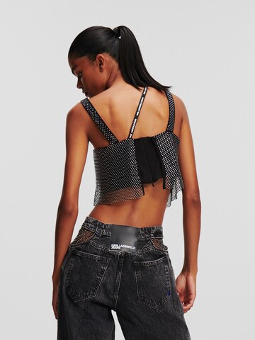 KARL LAGERFELD JEANS Top in Silber