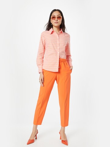 InWear Tapered Suorat housut 'Adian' värissä oranssi