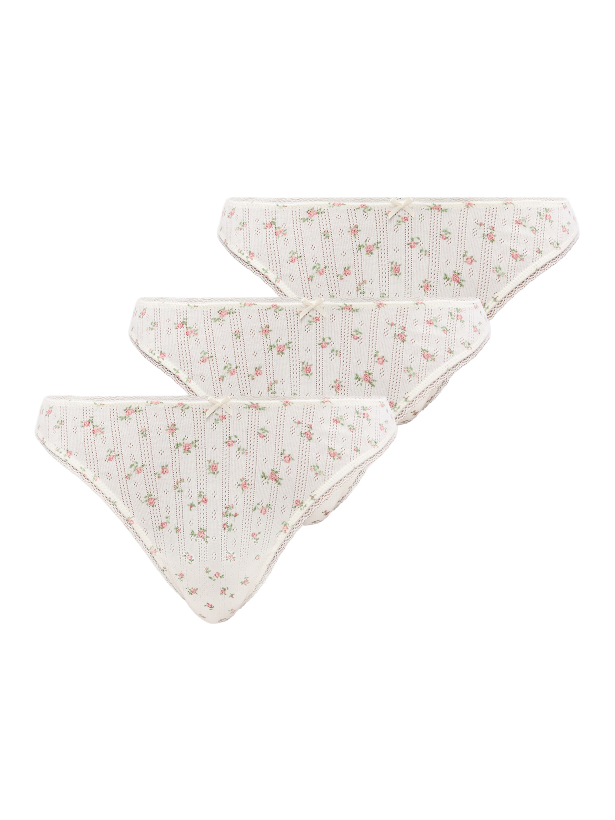 Lindex Стринги в Белый: спереди