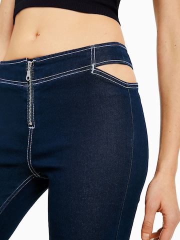 Bershka Flared Jeans in Blue