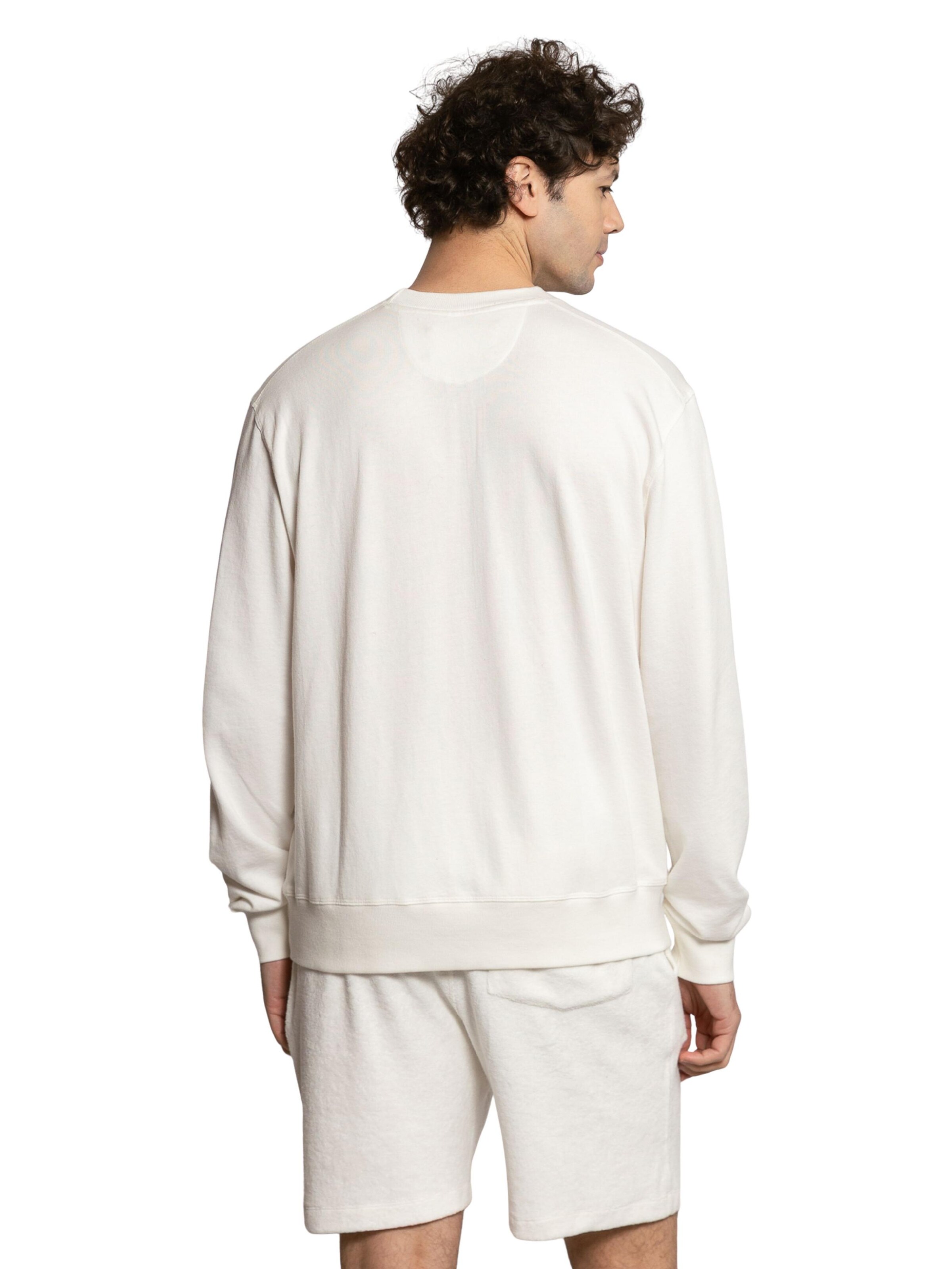 Sweat-shirt 'Sweat Terry' LDB en blanc