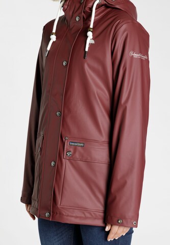 Schmuddelwedda Weatherproof jacket in Red