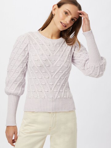 Dorothy Perkins Sweater in Purple: front