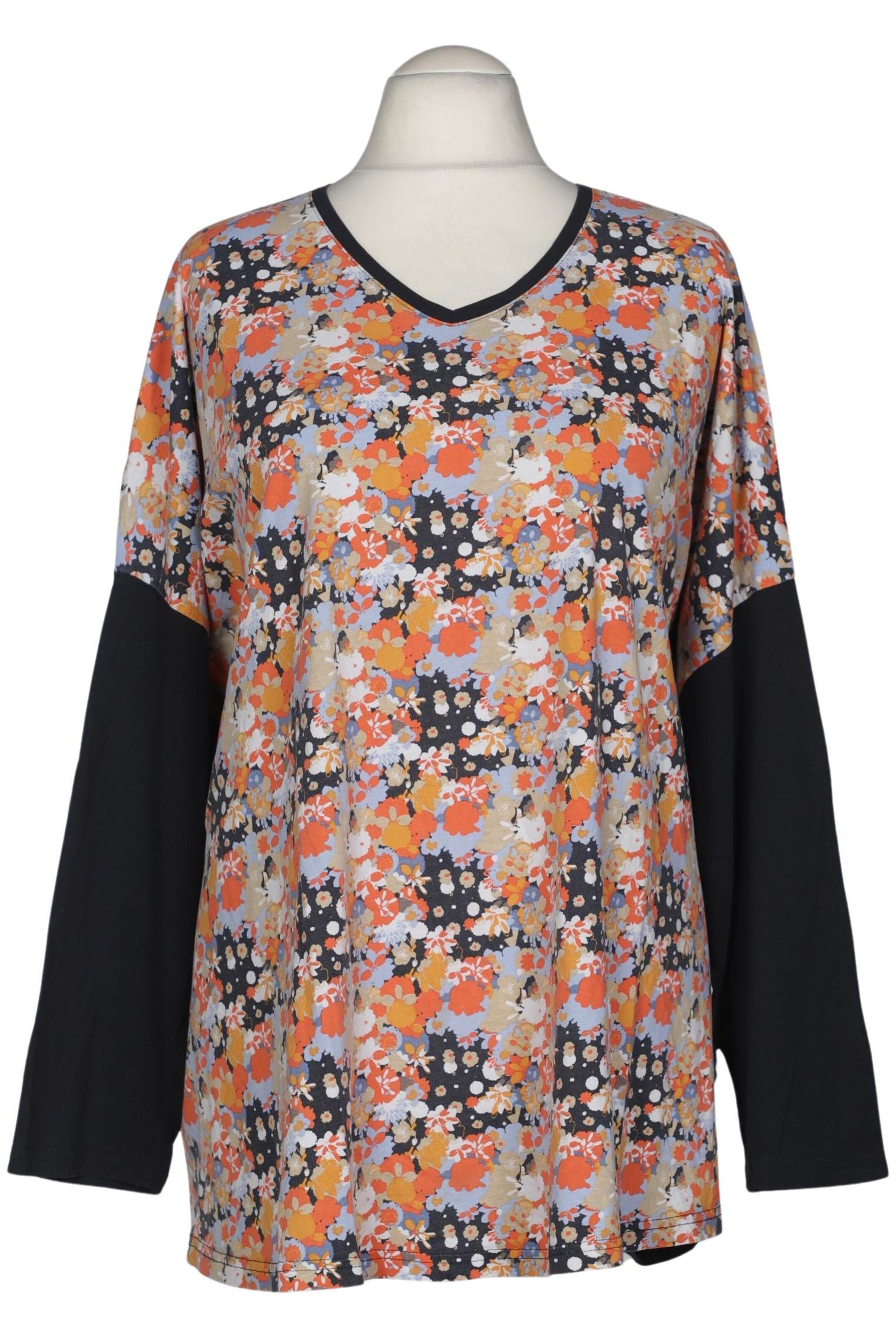 Ulla Popken Langarmshirt 11XL in Blau: Vorderseite