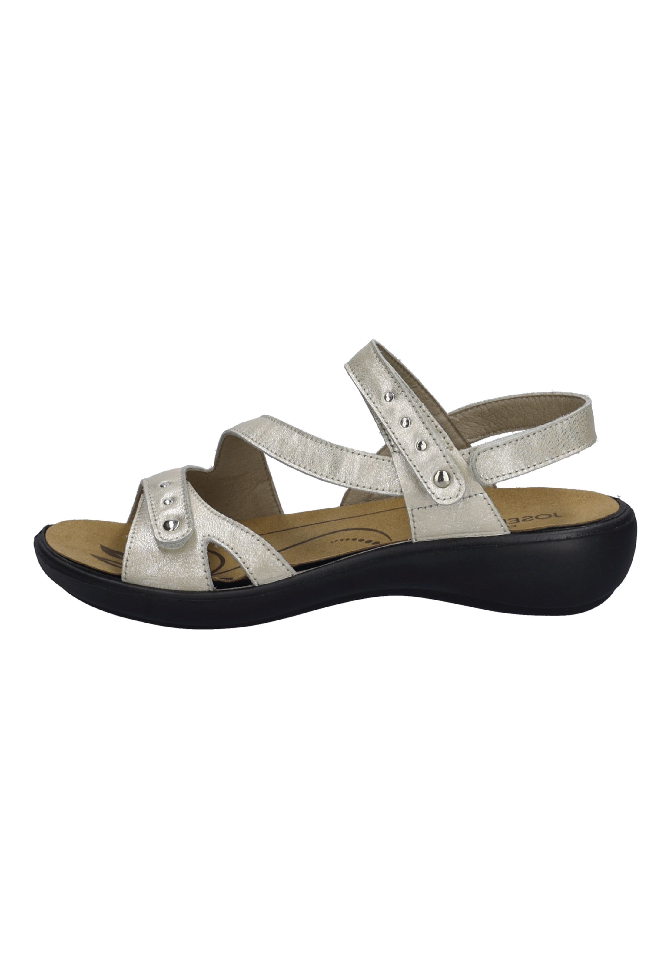 JOSEF SEIBEL Sandal 'Ibiza 70' in Silver: front