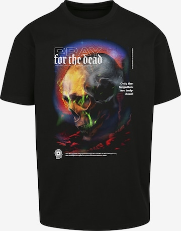 T-Shirt 'Pray For The Dead' Mister Tee en noir : devant