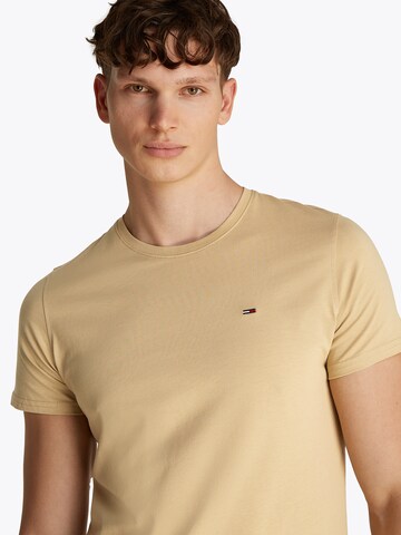 Tommy Jeans Koszulka w kolorze beżowy