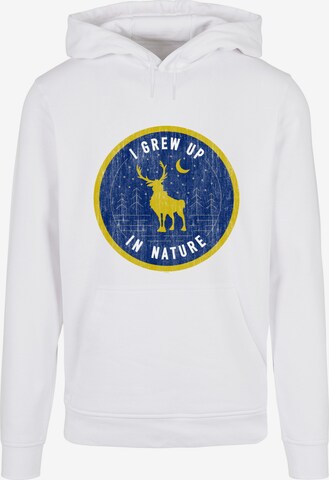 F4NT4STIC Sweatshirt 'Disney Frozen 2 Sven I Grew Up In Nature' in Weiß: predná strana