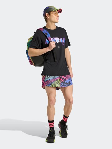ADIDAS SPORTSWEAR Λειτουργικό μπλουζάκι 'Adidas x Jeremy Scott' σε μαύρο: μπροστά