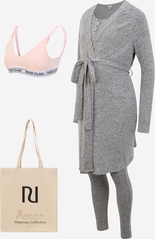 pelēks River Island Maternity Bandeau Apakšveļas komplekti 'HOSPITAL BUNDLE': no priekšpuses