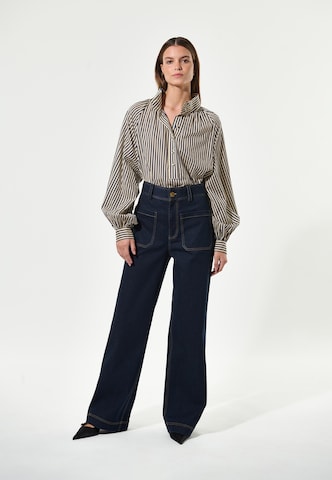Dea Kudibal Blouse 'Nicoladea' in Beige: voorkant
