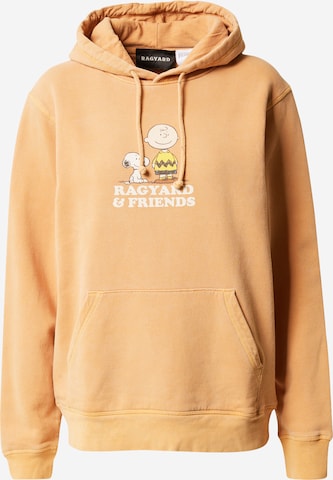 Vintage Supply Sweatshirt 'RAGYARD & FRIENDS' in Bruin: voorkant