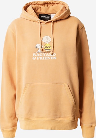 Vintage Supply Sweatshirt 'RAGYARD & FRIENDS' in Braun: predná strana