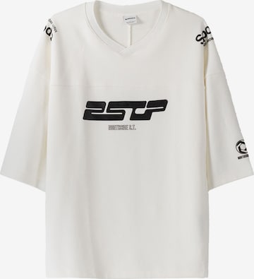 Bershka T-shirt i vit: framsida