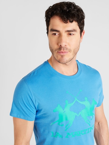 La Martina T-Shirt in Blau
