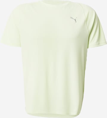 T-Shirt fonctionnel 'PWRTrain' PUMA en vert : devant