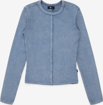 Dr. Denim Shirt 'Stella Rib' in Blauw: voorkant
