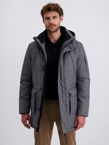 Veste mi-saison PIERRE CARDIN en gris : devant