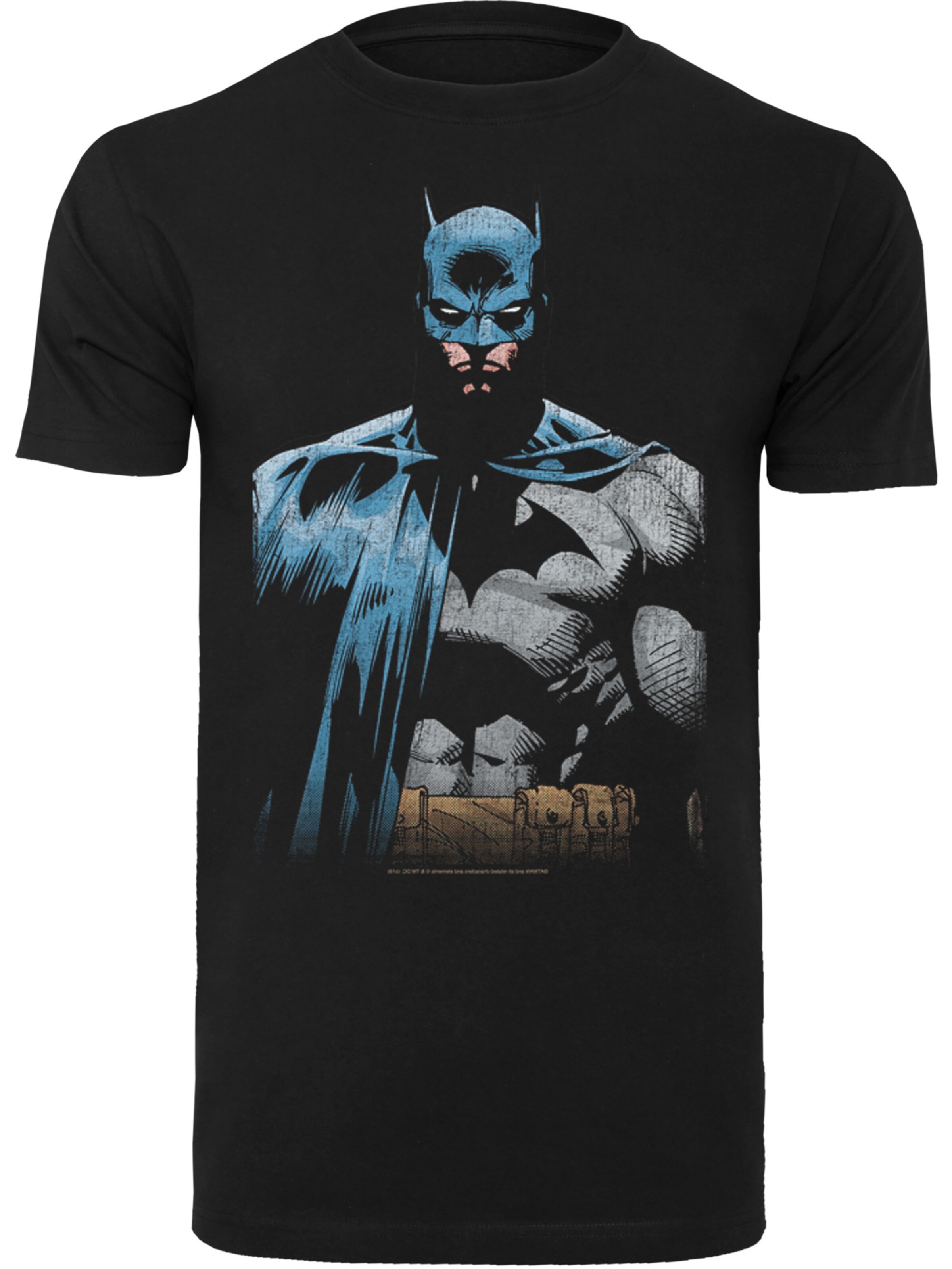 T-Shirt 'Batman Close Up' F4NT4STIC en noir : devant