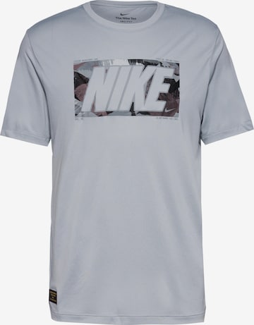 NIKE Funktionsshirt in Grau: predná strana