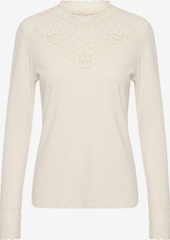Camicia da donna 'CR Trulla' di Cream in bianco: frontale