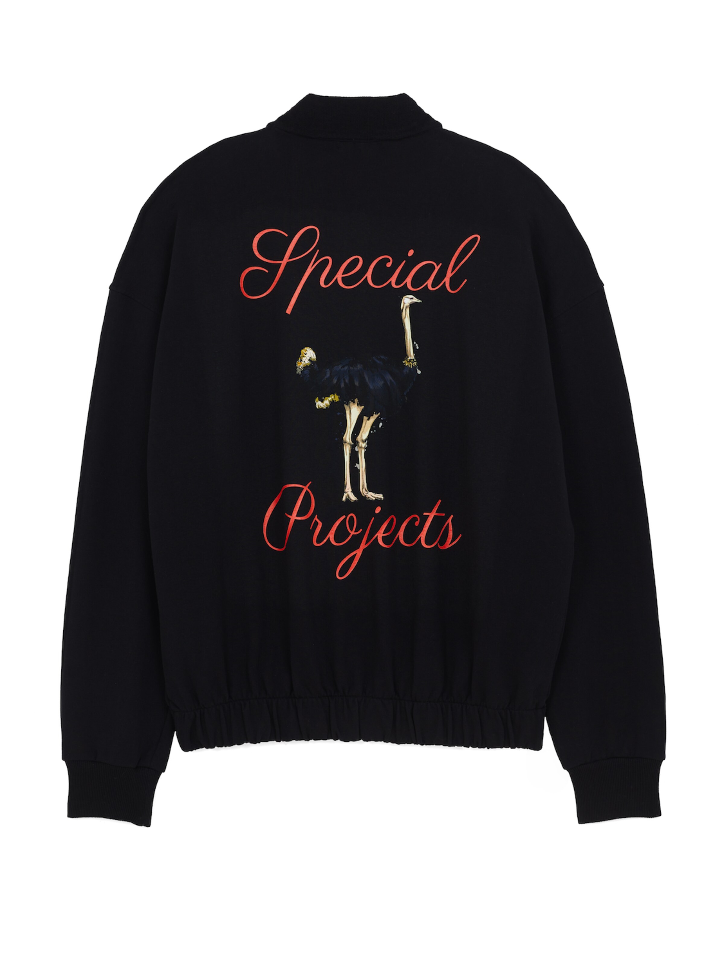 The Rad Black Kids - Sudadera con cremallera 'Ostrich Jacket (Special Projects)' en negro