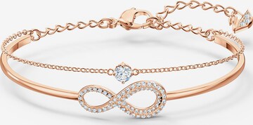 Swarovski Βραχιόλι 'Infinity' σε χρυσό: μπροστά