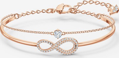 Swarovski Bracelet 'Infinity' en or rose, Vue avec produit