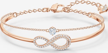 Braccialetto 'Infinity' di Swarovski in oro: frontale