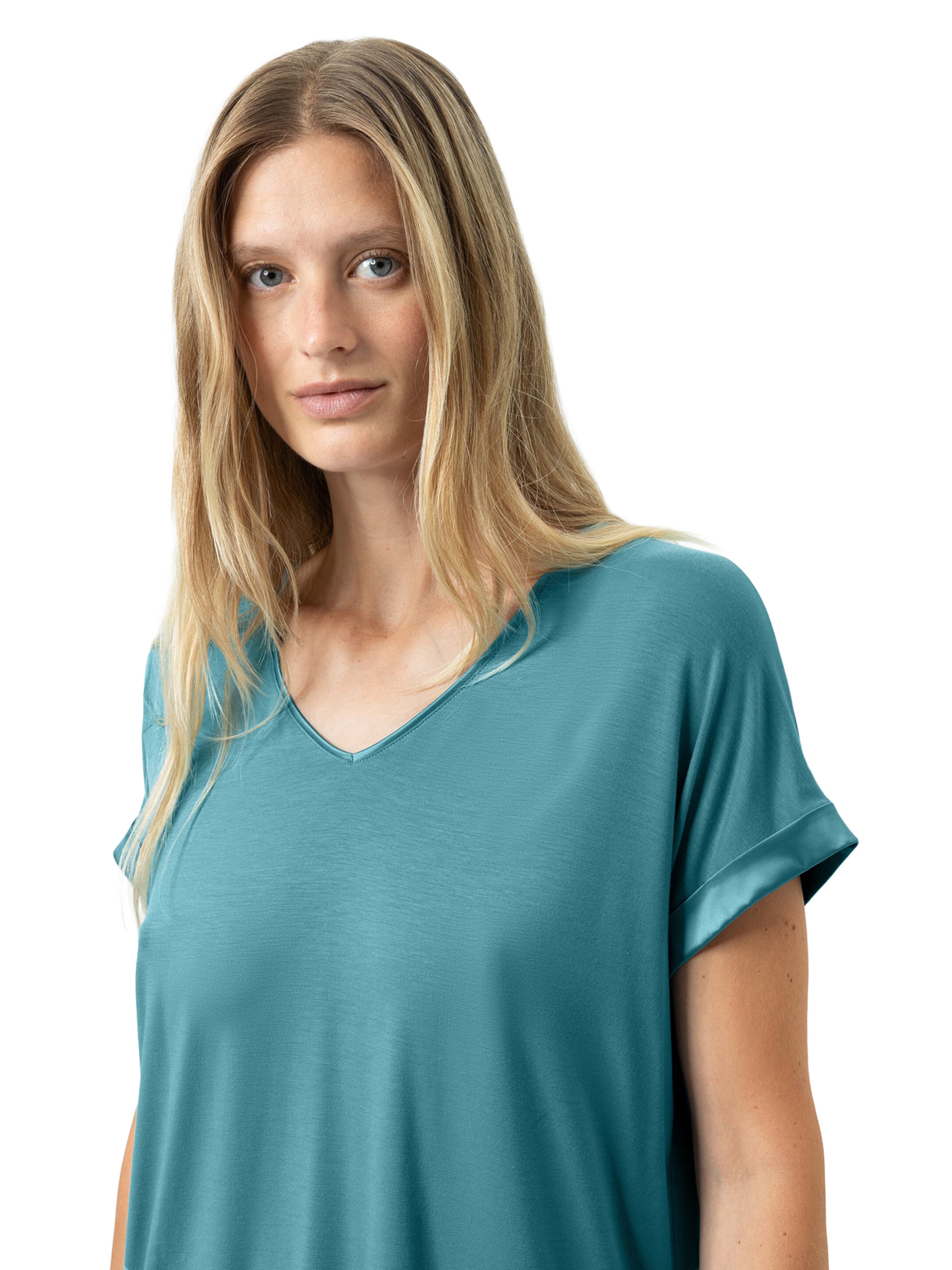 Mey Schlafshirt 'Pure Chic' in Grün