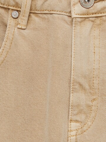 Pull&Bear Wide leg Jeans i beige