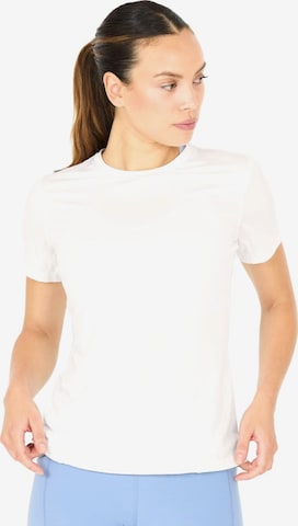 ENDURANCE Funktionsbluse 'Nan W SS Tee' i hvid: forside