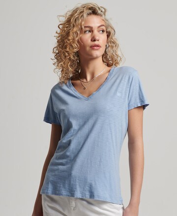 Superdry - Camiseta en azul: frente