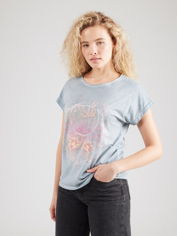 QS - Camiseta en gris: frente