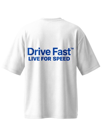 DriveFastDieYoung Shirt 'Speed' in White