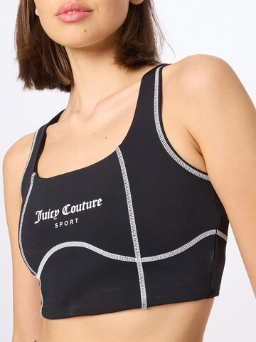 Juicy Couture Sport Bustier Biustonosz sportowy 'RIZZO' w kolorze czarny