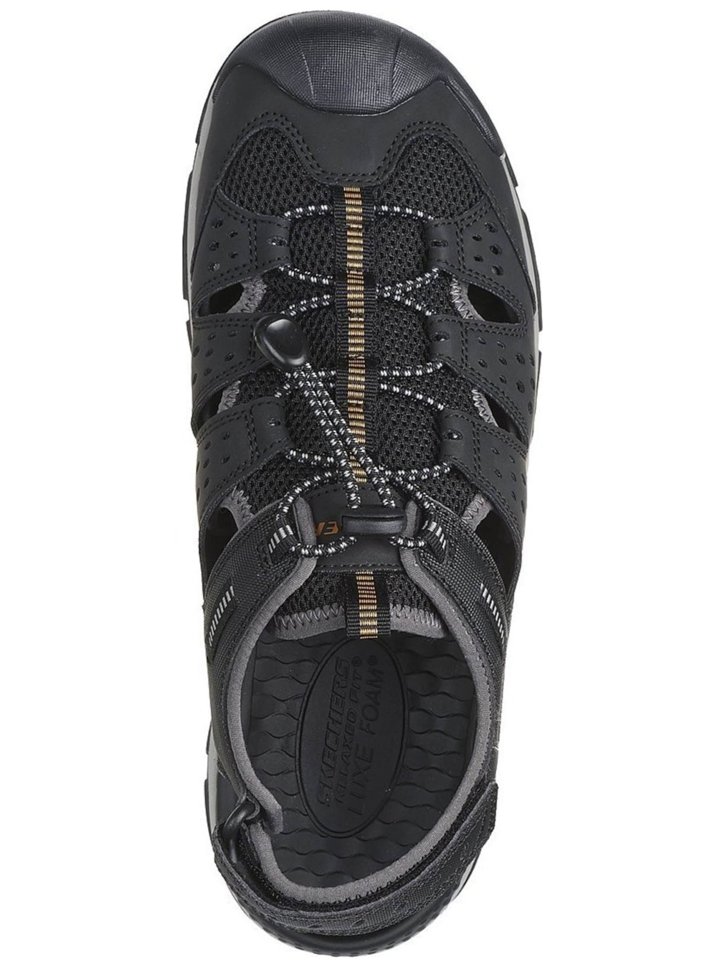 SKECHERS Trekking sandal 'Skechers Tresmen - Menard' in Black