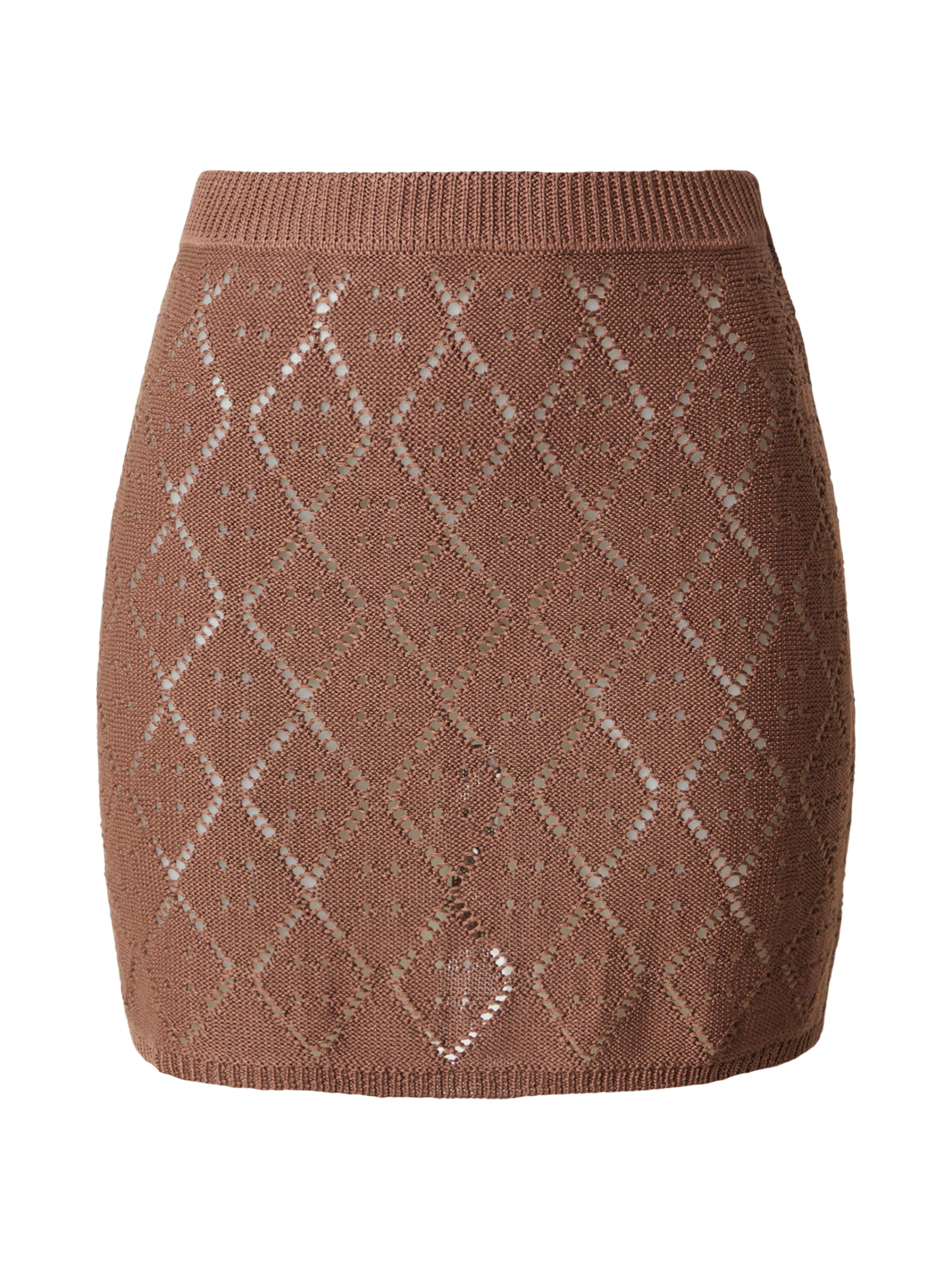 Fustă 'Crochet skirt' MYLAVIE by Sarah Harrison pe maro, Vizualizare produs
