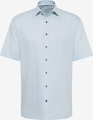 ETERNA Comfort fit Button Up Shirt in Blue: front