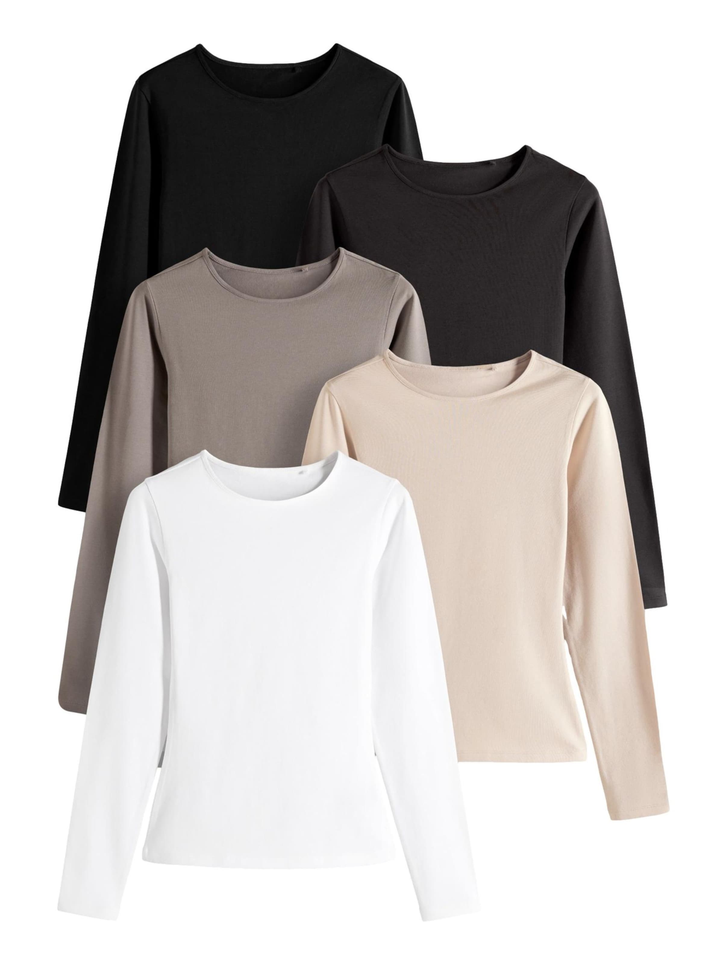 The Set Shirt in Beige: Vorderseite