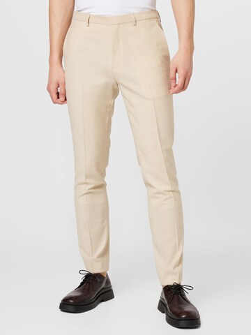 HUGO Red Slimfit Puku 'Arti' värissä beige