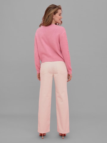 Vero Moda Collab Strickjacke 'Kae' in Pink