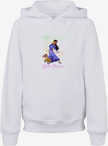 ABSOLUTE CULT Sweatshirt 'Wish - Better Together' in White: front