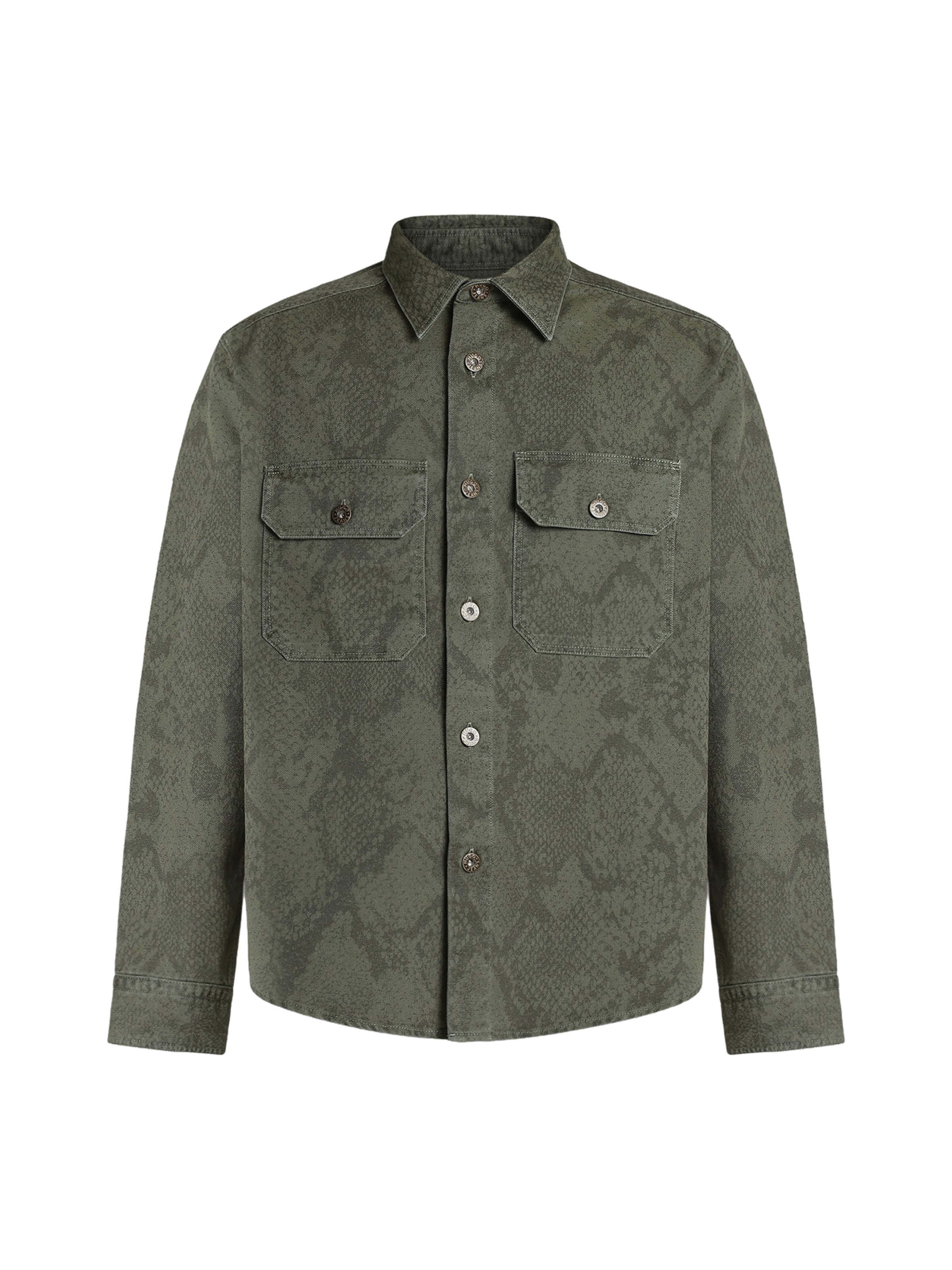 Coupe regular Chemise 'Ebolt_1' HUGO en vert : devant