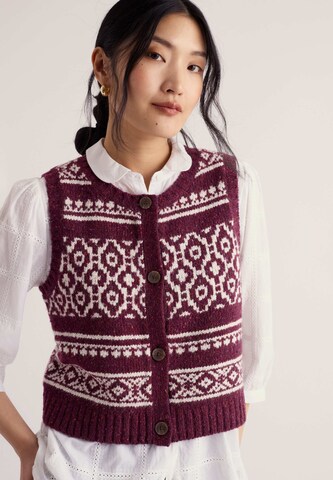 Seasalt Cornwall Vest in Purple: front