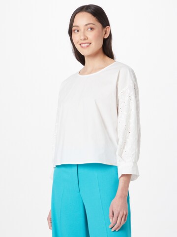 CINQUE - Blusa 'Tascha' em branco: frente