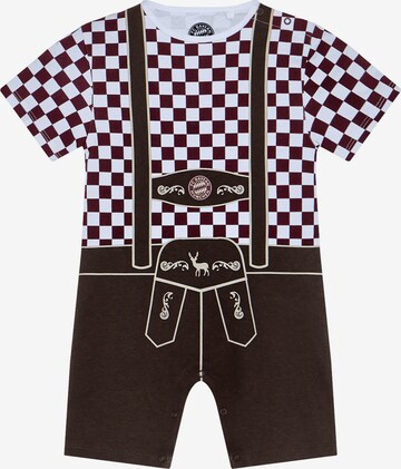 FC BAYERN MÜNCHEN Romper/Bodysuit 'FC Bayern München' in Brown: front